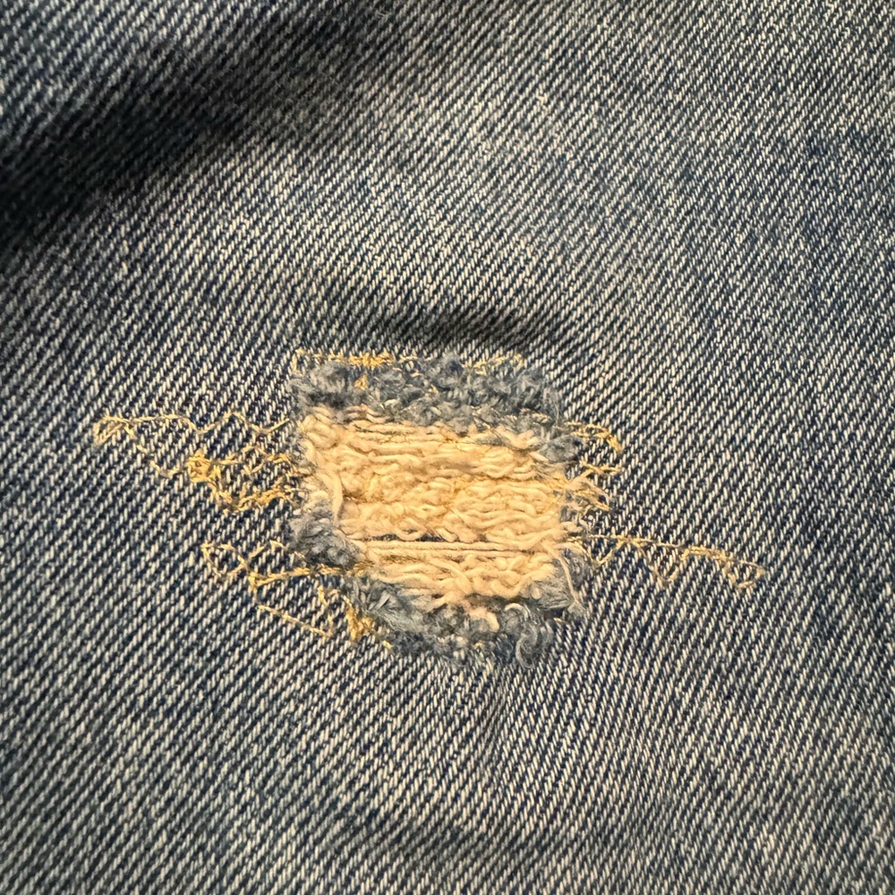 Levi’s Altered 501 Button Fly Skinny Jean Medium Wash With Distressing - Picture 6 of 8